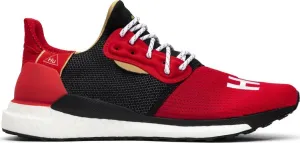 Adidas Pharrell x Solar Hu Glide ST 'Chinese New Year' Sneakers, Red