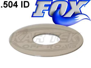 Fox Shocks Rebound Or Compression Valving Shims 0.010" Thick 0.950" Outside Diameter 0.504" ID