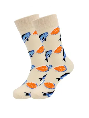 Sick Socks – Salmon – Food Industry Casual Dress Socks