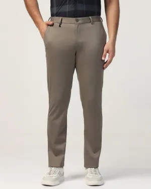 TechPro Slim Fit B-91 Formal Khaki Solid Trouser - Explorer