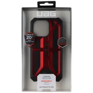 UAG Monarch Series Case for Apple iPhone 13 PRO - Crimson Red/Black